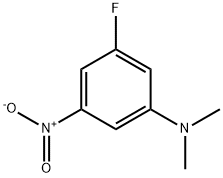 (3-Fluoro-5-nitro-phenyl)-dimethyl-amine Struktur