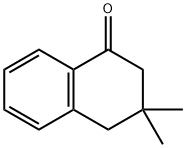 1,2,3,4-Tetrahydro-3,3-dimethyl-1-oxonaphthalene Struktur