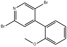 2,5-Dibromo-4-(2-methoxyphenyl)pyridine|