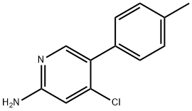 2-Amino-4-chloro-5-(4-tolyl)pyridine Struktur