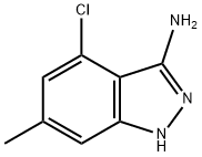 4-Chloro-6-methyl-1H-indazol-3-amine Struktur