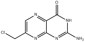 2-Amino-7-(chloromethyl)pteridin-4(1H)-one Struktur