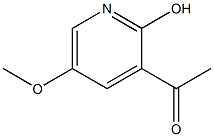 1-(2-hydroxy-5-methoxypyridin-3-yl)ethan-1-one Struktur