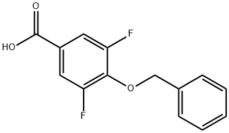 4-Benzyloxy-3,5-difluorobenzoic acid Struktur