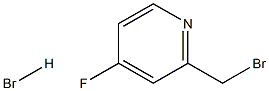 2-(Bromomethyl)-4-fluoropyridine Hydrobromide Struktur