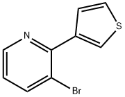 3-Bromo-2-(3-thienyl)pyridine Struktur