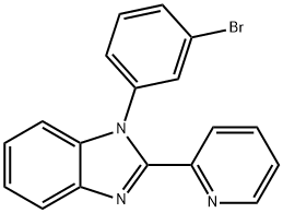 1H-Benzimidazole, 1-(3-bromophenyl)-2-(2-pyridinyl)- Struktur