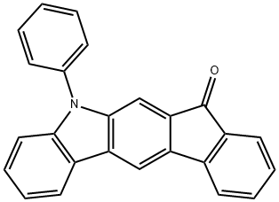 5-phenylindeno[2,1-b]carbazol-7(5H)-one Struktur