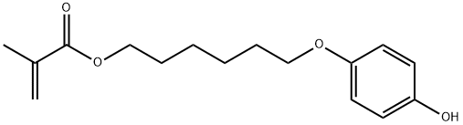 4-(6-methacryloyloxyhexyloxy)phenol Struktur