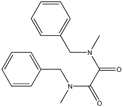 N,N'-dibenzyl-N,N'-dimethylethanediamide Struktur