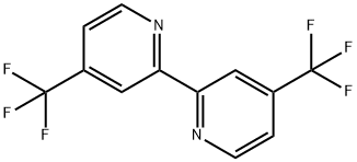 4,4'-bis(trifluoromethyl)-2,2'-bipyridine Struktur