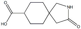 3-oxo-2-azaspiro[4.5]decane-8-carboxylic acid Struktur