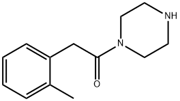 2-(2-methylphenyl)-1-(piperazin-1-yl)ethan-1-one Struktur