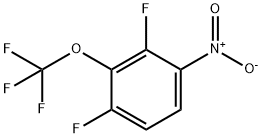 1,3-difluoro-4-nitro-2-(trifluoromethoxy)benzene Struktur