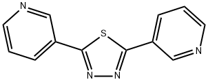 2,5-di(3-pyridyl)-1,3,4-thiadiazole Struktur