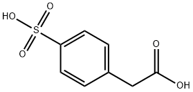 2-(4-sulfophenyl)acetic acid Struktur