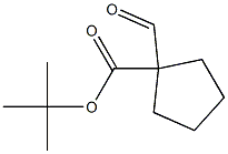 tert-butyl 1-formylcyclopentane-1-carboxylate Struktur