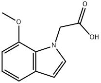 7-Methoxy-indole-1-acetic acid Struktur