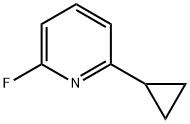 2-Fluoro-6-(cyclopropyl)pyridine Struktur