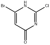 2-Chloro-4-bromo-6-(hydroxy)pyrimidine Struktur