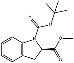 1H-Indole-1,2-dicarboxylic acid, 2,3-dihydro-, 1-(1,1-dimethylethyl) 2-methyl ester, (2R)-