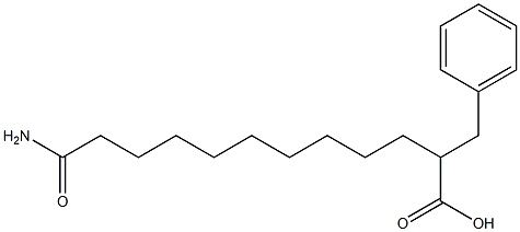 12-amino-2-benzyl-12-oxododecanoic acid Struktur