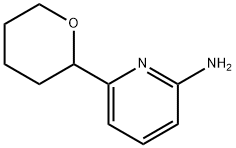 6-(tetrahydro-2H-pyran-2-yl)pyridin-2-amine Struktur