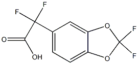 2-(2,2-difluoro-2H-1,3-benzodioxol-5-yl)-2,2-difluoroacetic acid Struktur