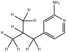 2-Amino-4-(iso-butyl-d9)-pyridine Struktur