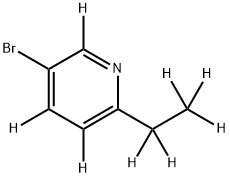 3-Bromo-6-ethylpyridine-d8 Struktur