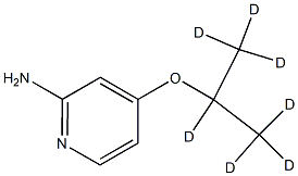 2-Amino-4-(iso-propoxy-d7)-pyridine Struktur