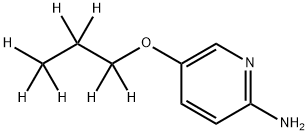 2-Amino-5-(n-propoxy-d7)-pyridine Struktur