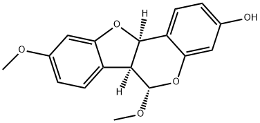 6a,11a-Dihydro-6,9-dimethoxy-6H-benzofuro[3,2-c][1]benzopyran-3-ol Struktur