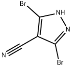 3,5-dibromo-4-cyanopyrazole Struktur