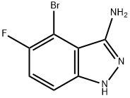 4-bromo-5-fluoro-1H-indazol-3-amine Struktur