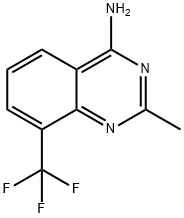 2-methyl-8-(trifluoromethyl)quinazolin-4-amine Struktur