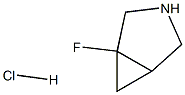 1-fluoro-3-azabicyclo[3.1.0]hexane hydrochloride Struktur