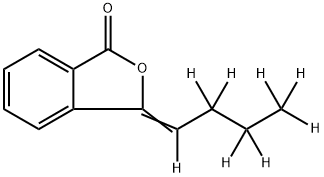 3-Butylidene Phthalide-d8 Struktur