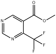 methyl 4-(trifluoromethyl)pyrimidine-5-carboxylate Struktur