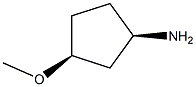 (1R,3S)-3-甲氧基環(huán)戊烷-1-胺 結(jié)構(gòu)式