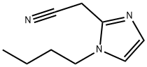 2-(1-butyl-1H-imidazol-2-yl)acetonitrile Struktur