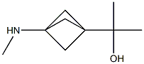 2-[3-(methylamino)bicyclo[1.1.1]pentan-1-yl]propan-2-ol Struktur