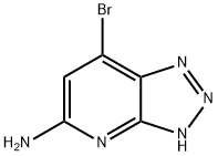 7-bromo-3H-[1,2,3]triazolo[4,5-b]pyridin-5-amine Struktur