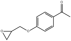 1-[4-(OXIRAN-2-YLMETHOXY)PHENYL]ETHAN-1-ONE Struktur