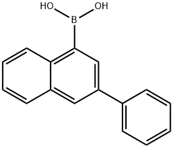 (3-Phenylnaphthalen-1-yl)boronic acid Struktur