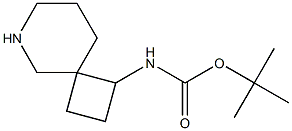 tert-butyl (6-azaspiro[3.5]nonan-1-yl)carbamate Struktur