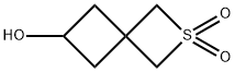 6-hydroxy-2-thiaspiro[3.3]heptane 2,2-dioxide Struktur