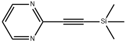 2-Trimethylsilanylethynylpyrimidine Struktur