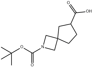 2-(tert-butoxycarbonyl)-2-azaspiro[3.4]octane-6-carboxylic acid Structure