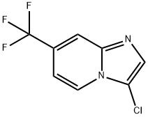 3-Chloro-7-trifluoromethyl-imidazo[1,2-a]pyridine Struktur